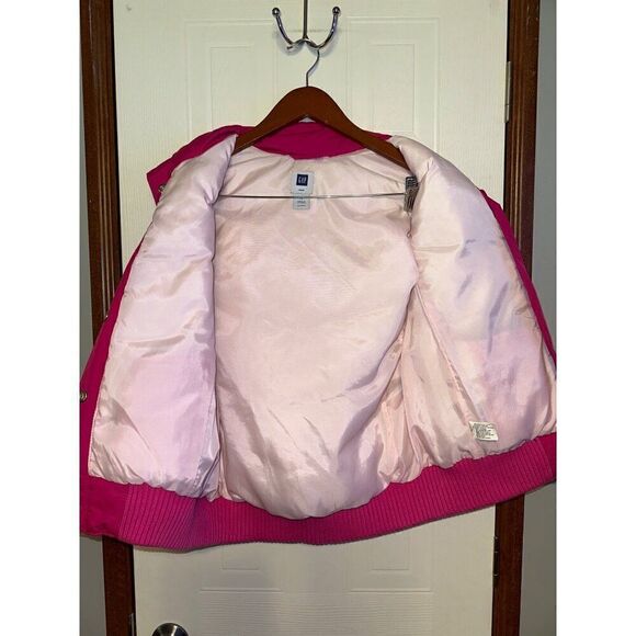 Gap Pink Down & Feathers Puffer Vest Size Medium - Picture 7 of 10